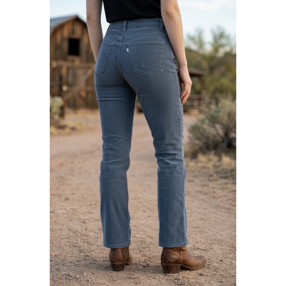 Vintage Levi's  Corduroy Pants Womens 30 x 28 BlUE Cords 70s White Tab SF-207